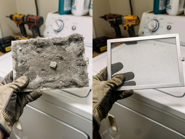 Professional lint trap cleaning by Newark Dryer Vent Cleaning in Newark
