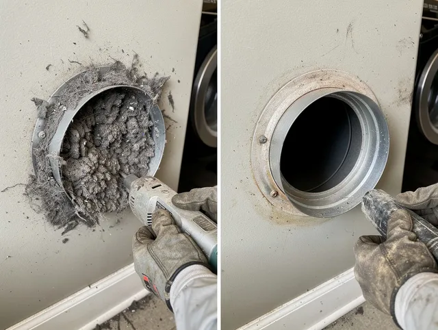 Professional clogged vent cleaning by Newark Dryer Vent Cleaning in Newark
