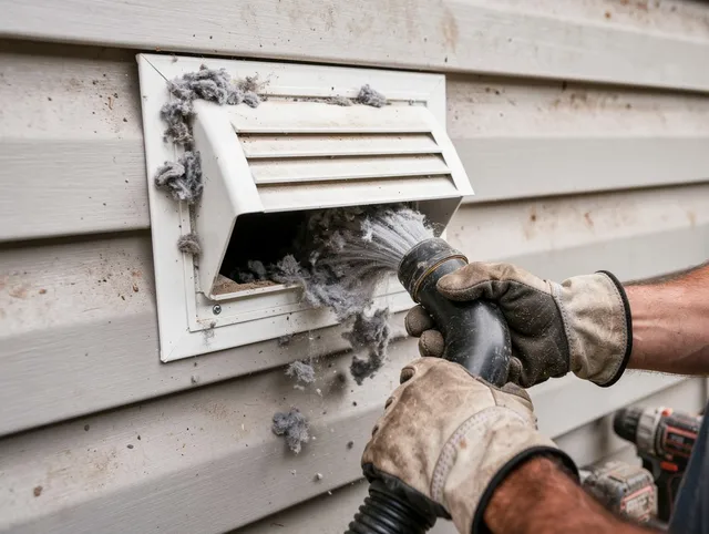 Professional dryer vent cleaning by Newark Dryer Vent Cleaning in Newark