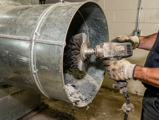 Industrial-grade dryer vent cleaning by Newark Dryer Vent Cleaning in Newark